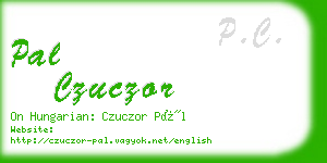 pal czuczor business card